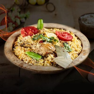 ¡El Biryani de Pollo: Una Sinfonía de Sabores Espaciados y Arromas Inolvidables!