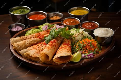  Dosa Masala: ¡Una explosión de sabores picantes y una textura crujiente que te dejará boquiabierto!